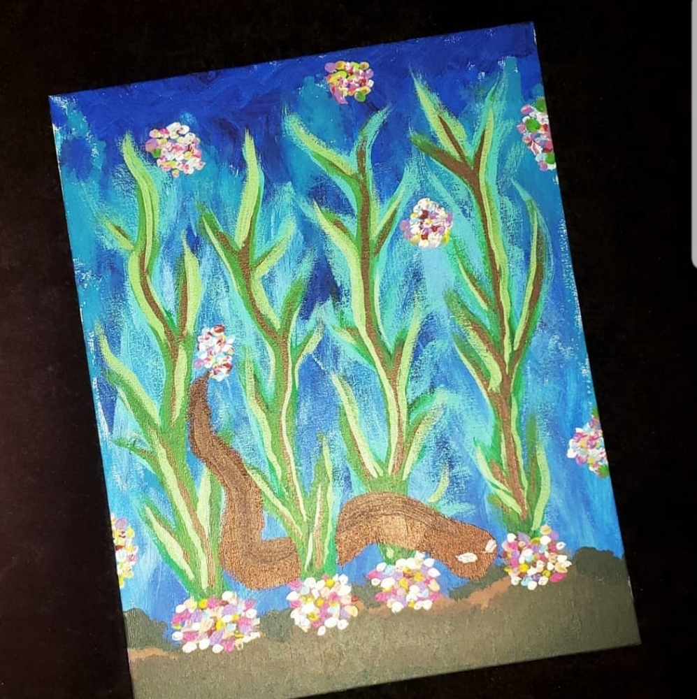 Hand painted home decor